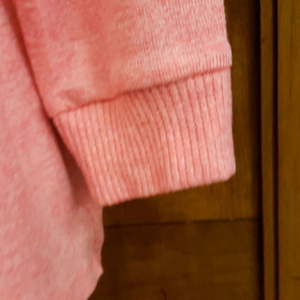 Poof Girl Pink and White Cardiga Size Medium - Picture 7 of 8